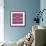 Lollipop on Bright Striped Background. Vanilla Minimal Style-Evgeniya Porechenskaya-Framed Photographic Print displayed on a wall
