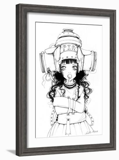 Lollipop Pia-Camilla D'Errico-Framed Art Print