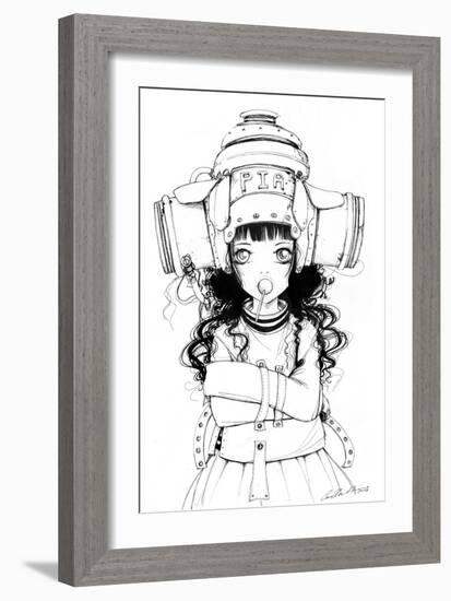 Lollipop Pia-Camilla D'Errico-Framed Art Print