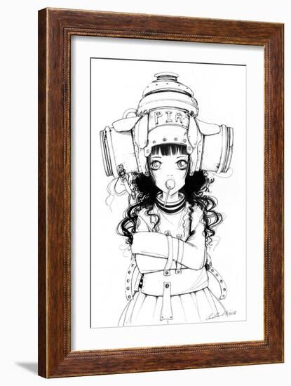 Lollipop Pia-Camilla D'Errico-Framed Art Print