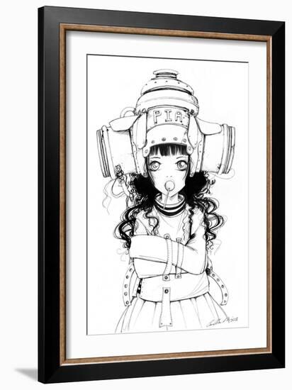 Lollipop Pia-Camilla D'Errico-Framed Art Print