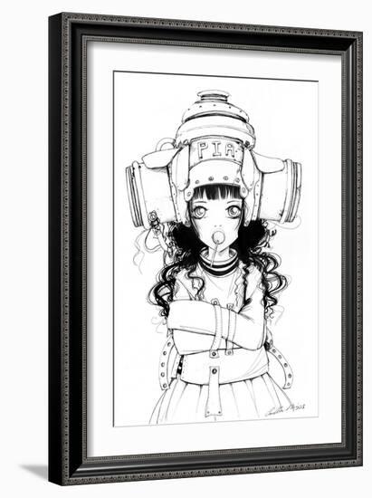 Lollipop Pia-Camilla D'Errico-Framed Art Print