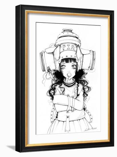 Lollipop Pia-Camilla D'Errico-Framed Art Print