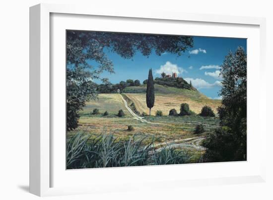 Lollipop Tree, Umbria, 1998-Trevor Neal-Framed Giclee Print