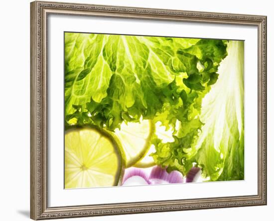 Lollo Biondo with Slices of Lemon and Onions-Peter Rees-Framed Photographic Print