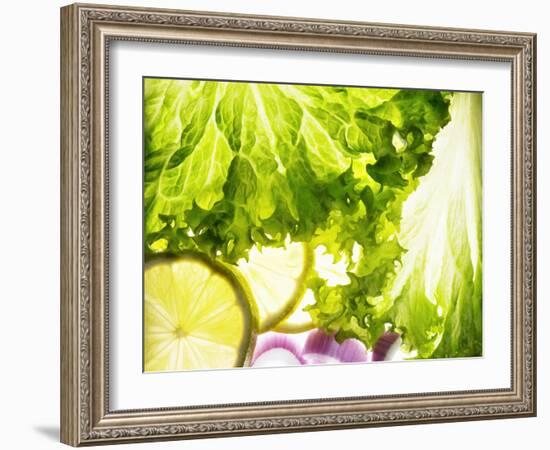 Lollo Biondo with Slices of Lemon and Onions-Peter Rees-Framed Photographic Print