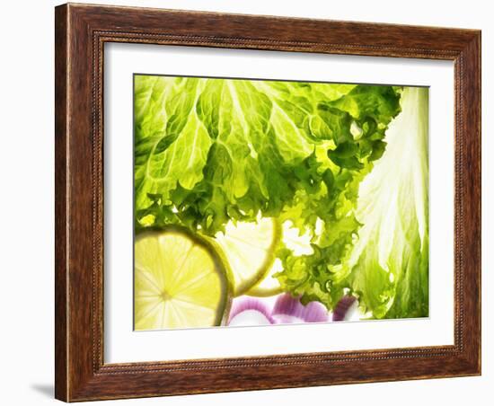 Lollo Biondo with Slices of Lemon and Onions-Peter Rees-Framed Photographic Print