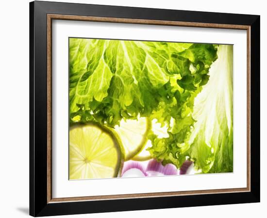 Lollo Biondo with Slices of Lemon and Onions-Peter Rees-Framed Photographic Print