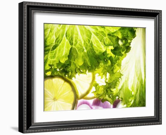 Lollo Biondo with Slices of Lemon and Onions-Peter Rees-Framed Photographic Print