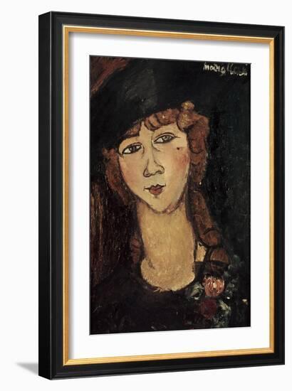 Lolotte-Amedeo Modigliani-Framed Giclee Print