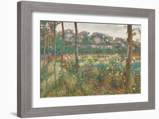 Lombard Countryside, 1908-Umberto Boccioni-Framed Art Print