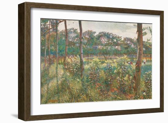 Lombard Countryside, 1908-Umberto Boccioni-Framed Art Print