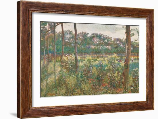 Lombard Countryside, 1908-Umberto Boccioni-Framed Art Print