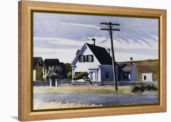 Lombard's House-Edward Hopper-Framed Premier Image Canvas