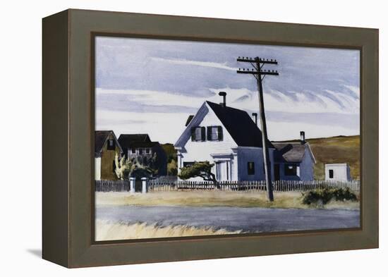 Lombard's House-Edward Hopper-Framed Premier Image Canvas
