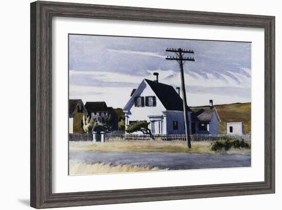 Lombard's House-Edward Hopper-Framed Giclee Print