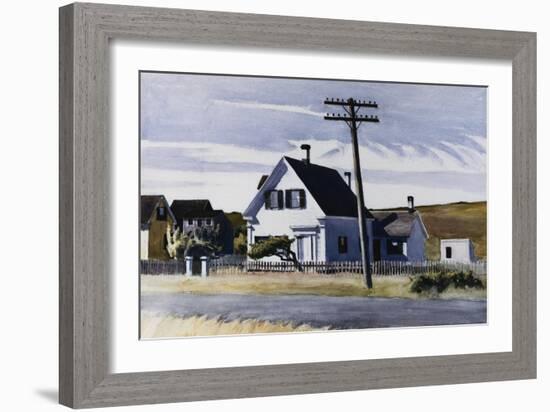 Lombard's House-Edward Hopper-Framed Giclee Print