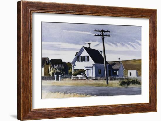 Lombard's House-Edward Hopper-Framed Giclee Print