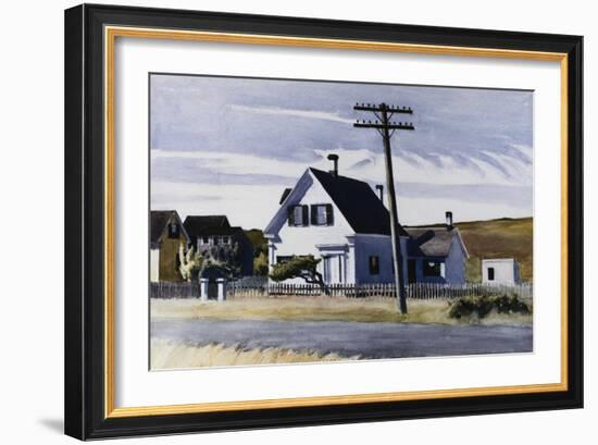 Lombard's House-Edward Hopper-Framed Giclee Print