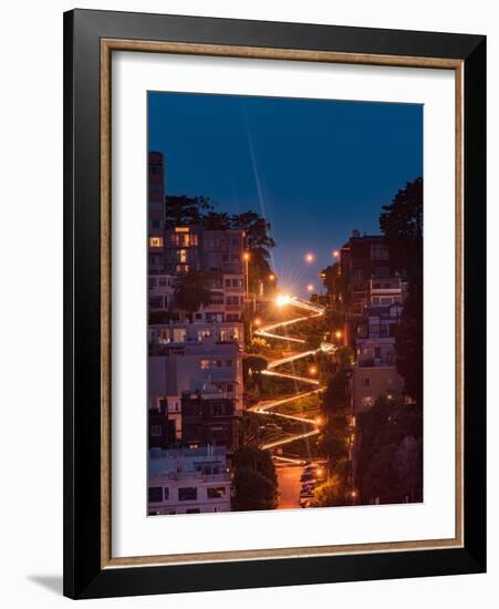 Lombard Street-Bruce Getty-Framed Photographic Print