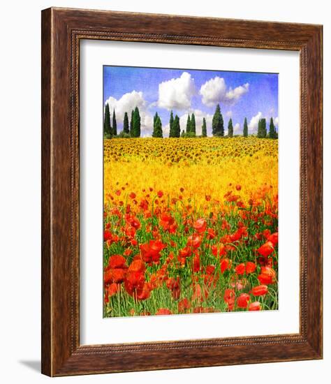 Lombardy III-Chris Vest-Framed Art Print