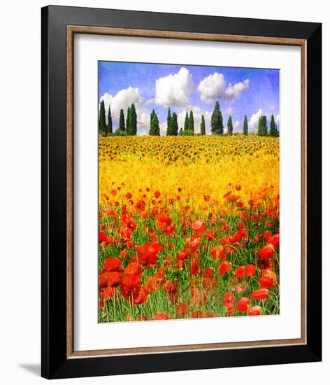 Lombardy III-Chris Vest-Framed Art Print