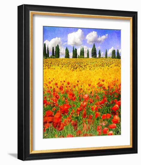 Lombardy III-Chris Vest-Framed Art Print