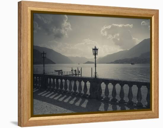 Lombardy, Lakes Region, Lake Como, Bellagio, Grand Hotel Villa Serbelloni, Lakefront, Italy-Walter Bibikow-Framed Premier Image Canvas