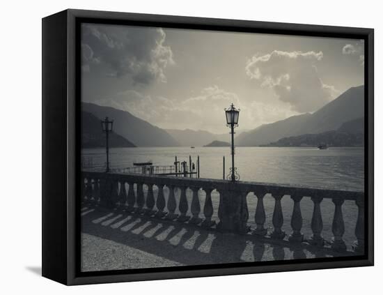 Lombardy, Lakes Region, Lake Como, Bellagio, Grand Hotel Villa Serbelloni, Lakefront, Italy-Walter Bibikow-Framed Premier Image Canvas