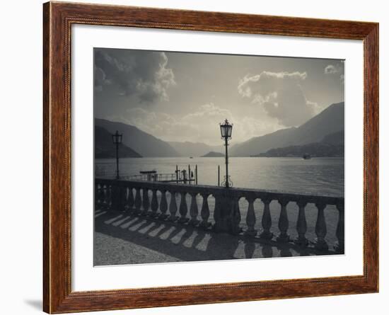 Lombardy, Lakes Region, Lake Como, Bellagio, Grand Hotel Villa Serbelloni, Lakefront, Italy-Walter Bibikow-Framed Photographic Print