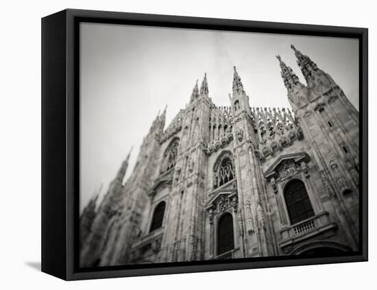 Lombardy, Milan, Piazza Duomo, Duomo Cathedral, Defocussed, Italy-Walter Bibikow-Framed Premier Image Canvas