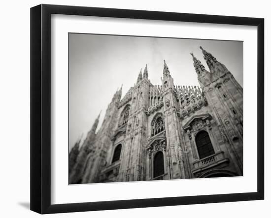 Lombardy, Milan, Piazza Duomo, Duomo Cathedral, Defocussed, Italy-Walter Bibikow-Framed Photographic Print