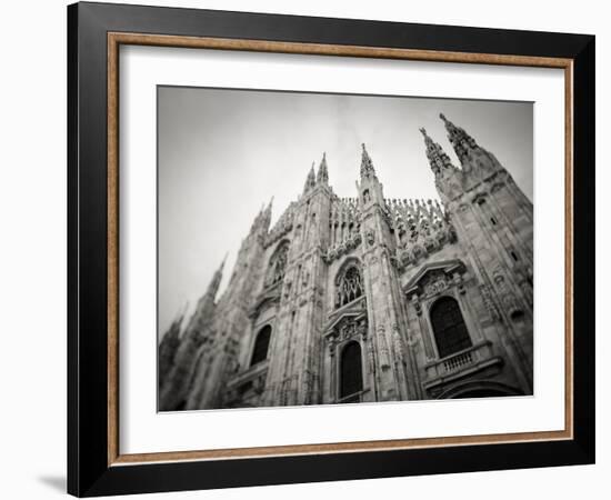 Lombardy, Milan, Piazza Duomo, Duomo Cathedral, Defocussed, Italy-Walter Bibikow-Framed Photographic Print