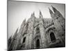 Lombardy, Milan, Piazza Duomo, Duomo Cathedral, Defocussed, Italy-Walter Bibikow-Mounted Photographic Print