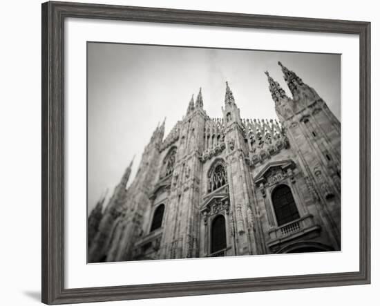 Lombardy, Milan, Piazza Duomo, Duomo Cathedral, Defocussed, Italy-Walter Bibikow-Framed Photographic Print