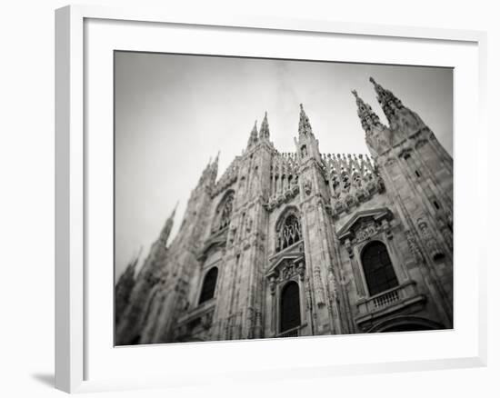 Lombardy, Milan, Piazza Duomo, Duomo Cathedral, Defocussed, Italy-Walter Bibikow-Framed Photographic Print