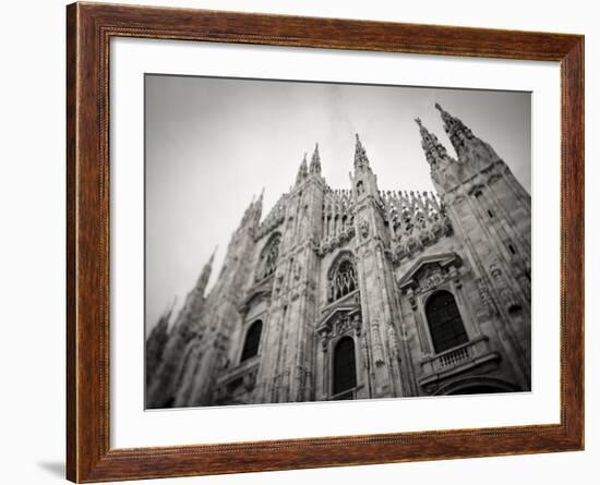 Lombardy, Milan, Piazza Duomo, Duomo Cathedral, Defocussed, Italy-Walter Bibikow-Framed Photographic Print