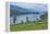 Lomen, Norway, Resort Overlooking a Beautiful Lake-Bill Bachmann-Framed Premier Image Canvas