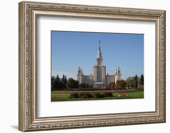 Lomonosov Moscow State University, Moscow, Russia-null-Framed Premium Giclee Print