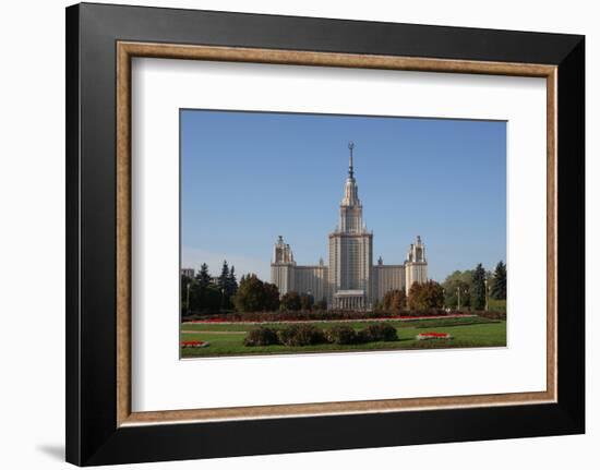 Lomonosov Moscow State University, Moscow, Russia-null-Framed Premium Giclee Print