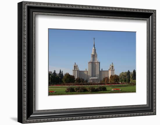 Lomonosov Moscow State University, Moscow, Russia-null-Framed Premium Giclee Print