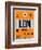 LON London Luggage Tag 1-NaxArt-Framed Art Print