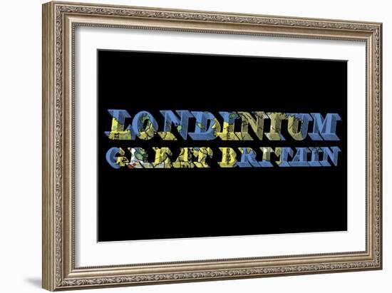 Londinium Great Britian-Whoartnow-Framed Giclee Print