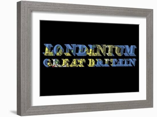 Londinium Great Britian-Whoartnow-Framed Giclee Print