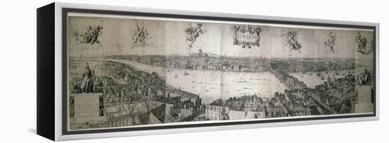 London, 1647-Wenceslaus Hollar-Framed Premier Image Canvas