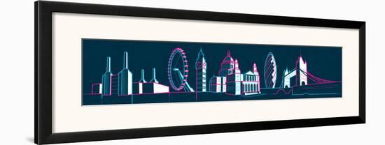 London 2012 Olympics, Skyline-null-Framed Art Print