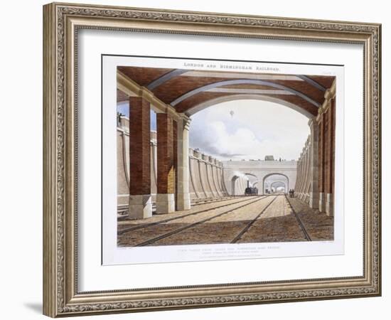 London and Birmingham Railway, 1837-Charles Hunt-Framed Giclee Print