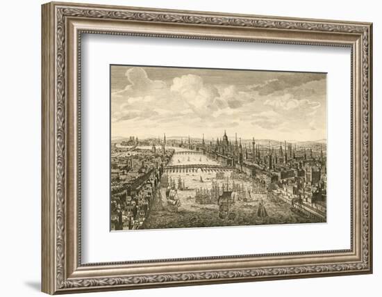 London And the Thames, 18th Century-Miriam and Ira Wallach-Framed Photographic Print