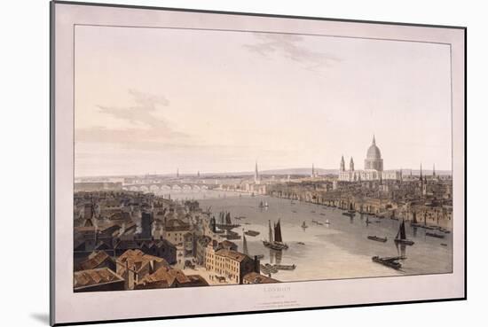 London Bridge, 1804-William Daniell-Mounted Giclee Print