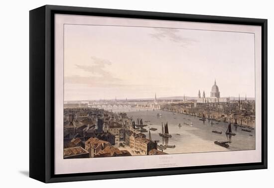 London Bridge, 1804-William Daniell-Framed Premier Image Canvas